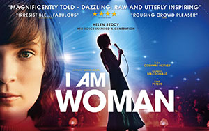 Official poster of an English musical-drama film `I Am Woman` directed by Unjoo Moon